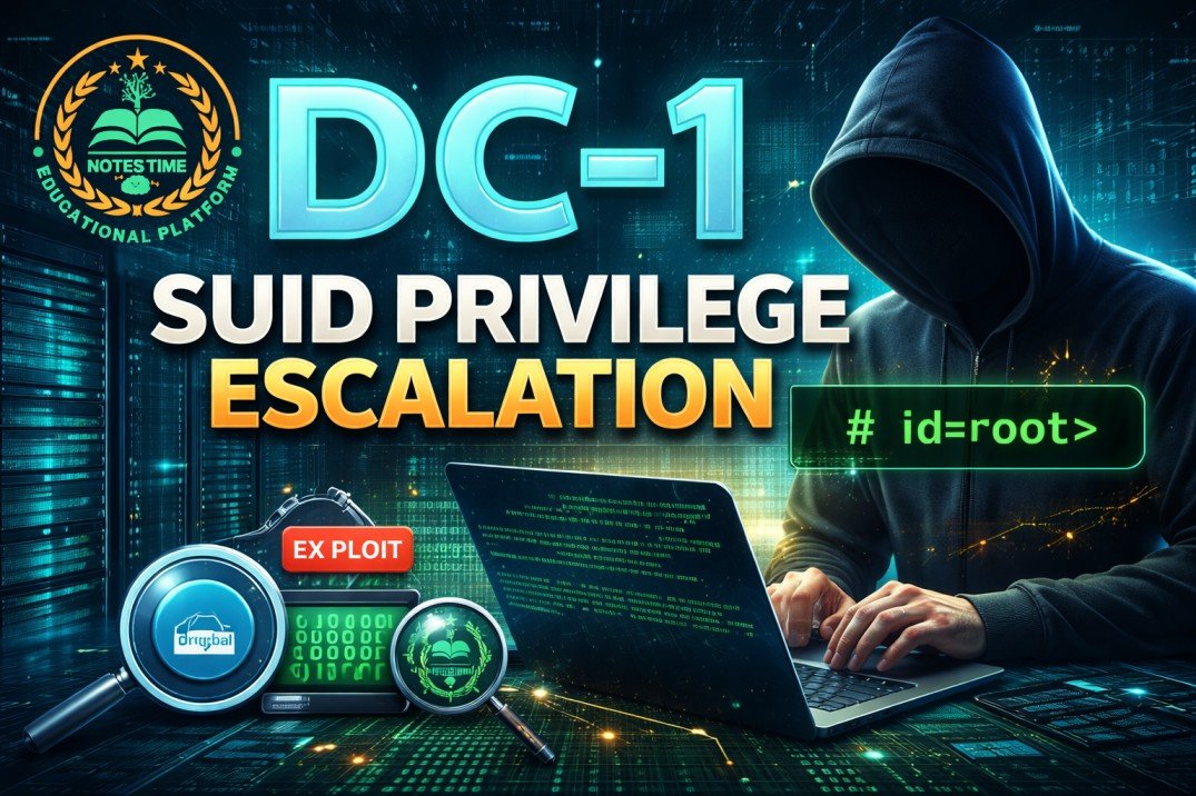 DC-1 VulnHub: Drupal 7 Exploitation and SUID Privilege Escalation